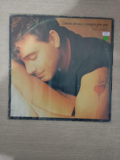 Disco Vinil Direto Do Meu Coração Pro Seu Leo Jaime A