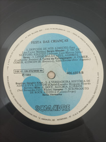 Lp Vinil Festa das Crianças