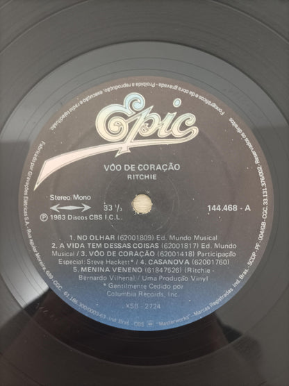 Lp Vinil Ritchie Vôo De Coração