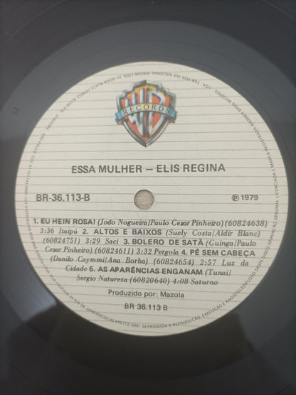 Lp Vinil Elis Regina Essa mulher Capa Dupla