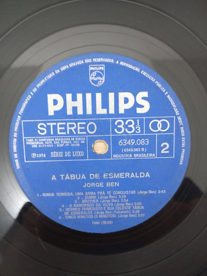 Lp Vinil Jorge Ben A Tábua De Esmeralda