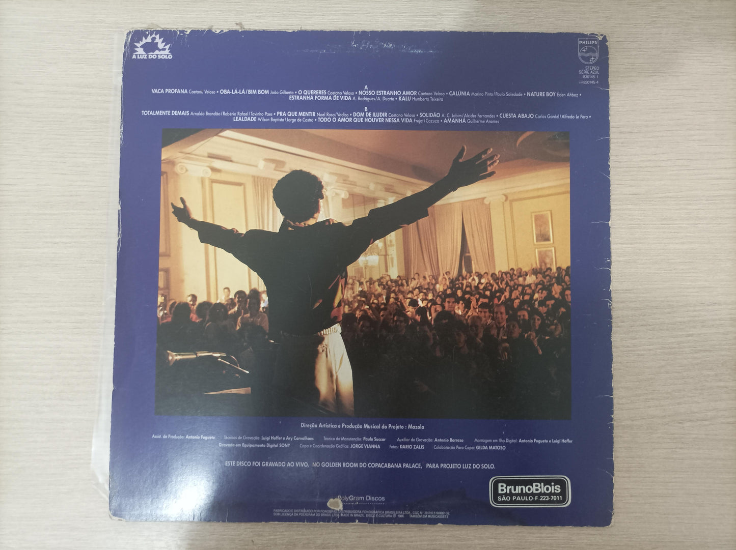 Disco Vinil Totalmente Demais Caetano Veloso Com Encarte A