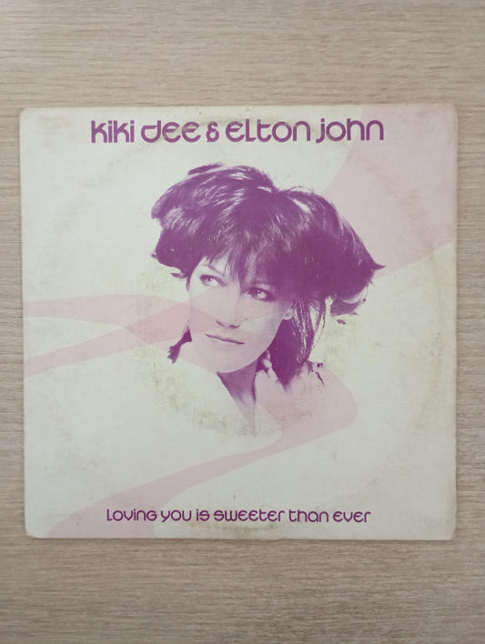 Compacto Vinil Kiki Dee & Elton John Loving You Is Sweeter