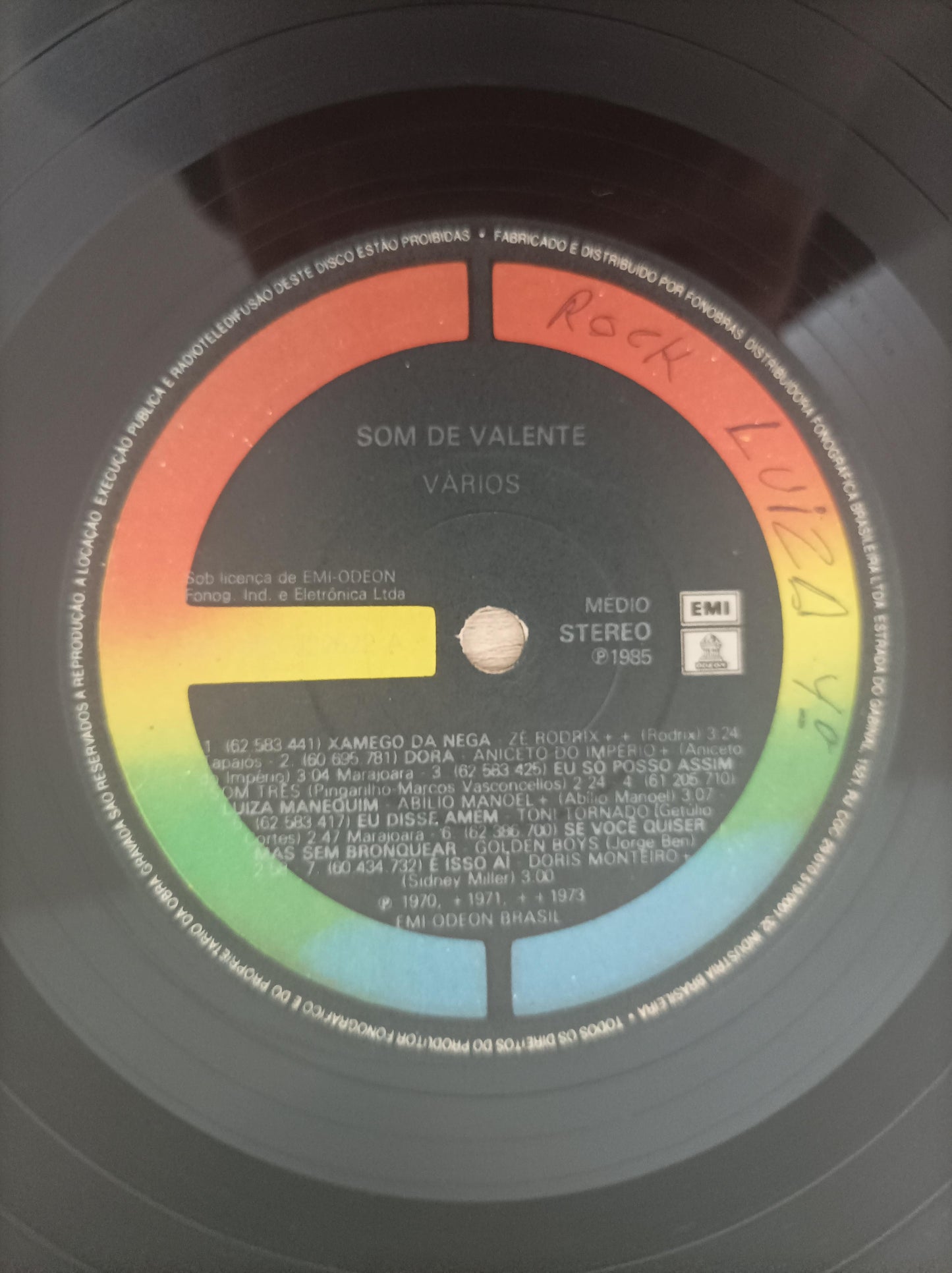 Lp Vinil Som de Valente Raridades