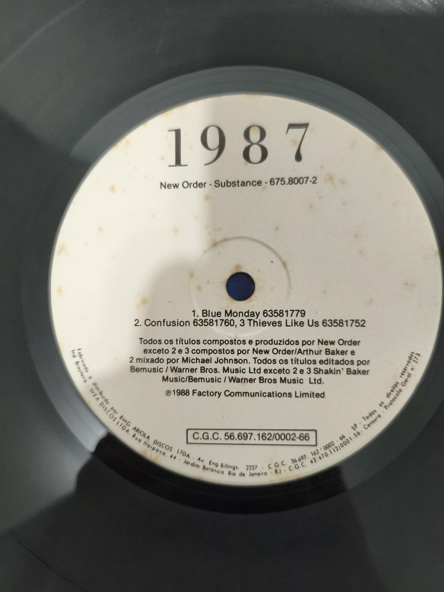 Lp Vinil New Order Substance Duplo Com Encartes