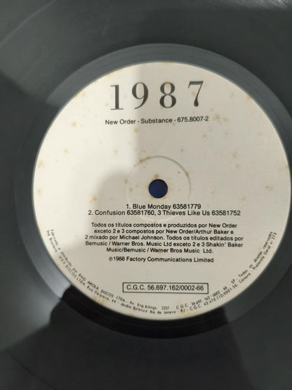 Lp Vinil New Order Substance Duplo Com Encartes