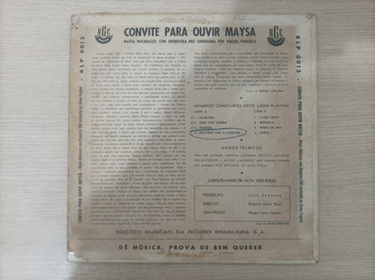 Lp Vinil Maysa Matarazzo Convite Para Ouvir Maysa