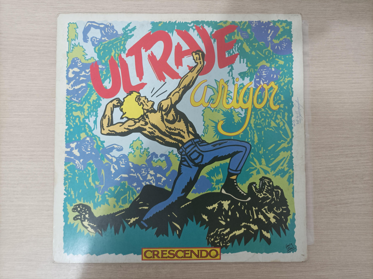 Lp Vinil Ultraje A Rigor Crescendo Com Encarte