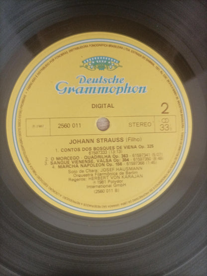 Lp Vinil Berliner Philharmonik Johann & Josef Triplo Encarte