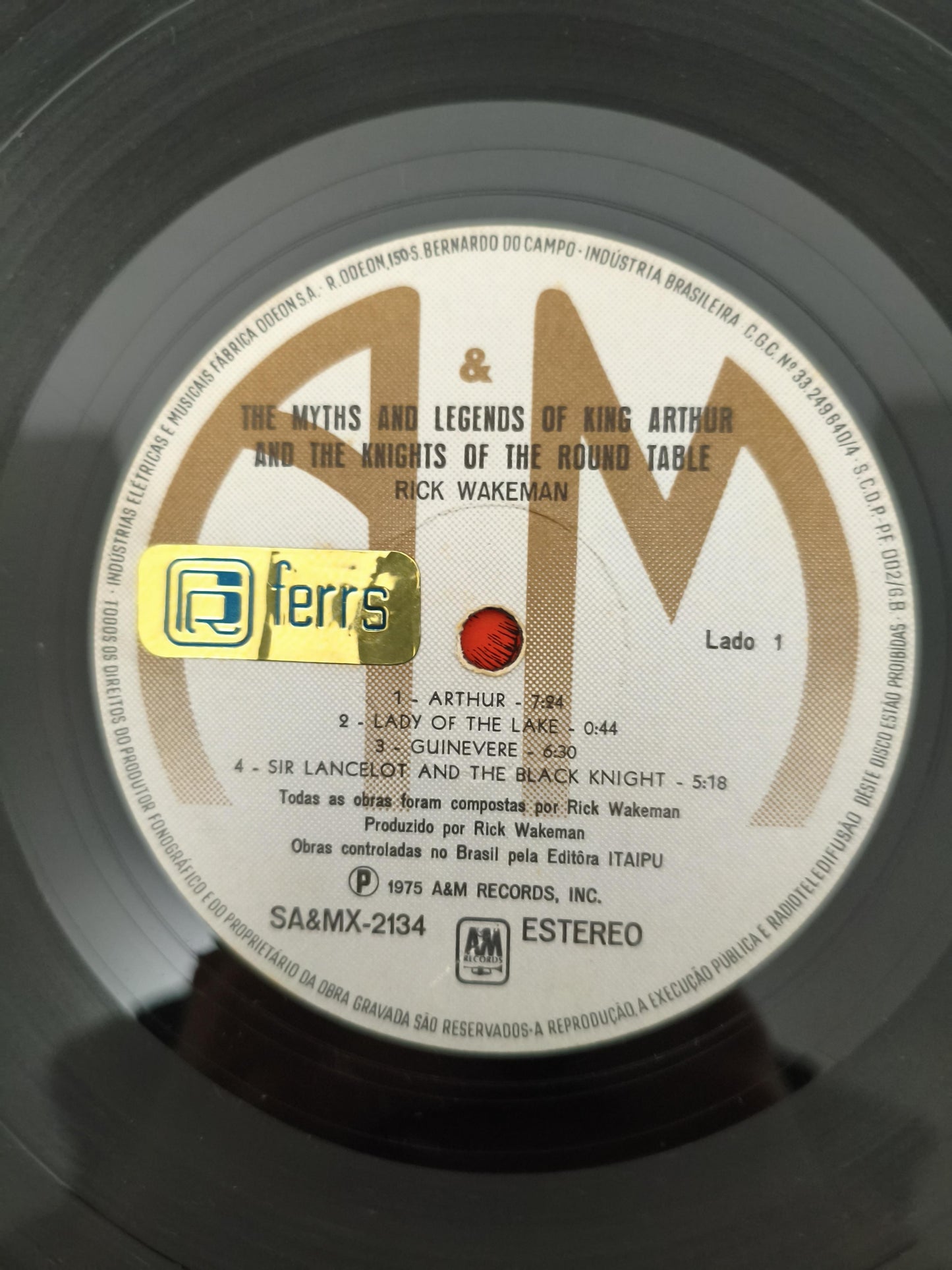 Lp Vinil Rick Wakeman Myths & Legends King Arthur C/ Encarte