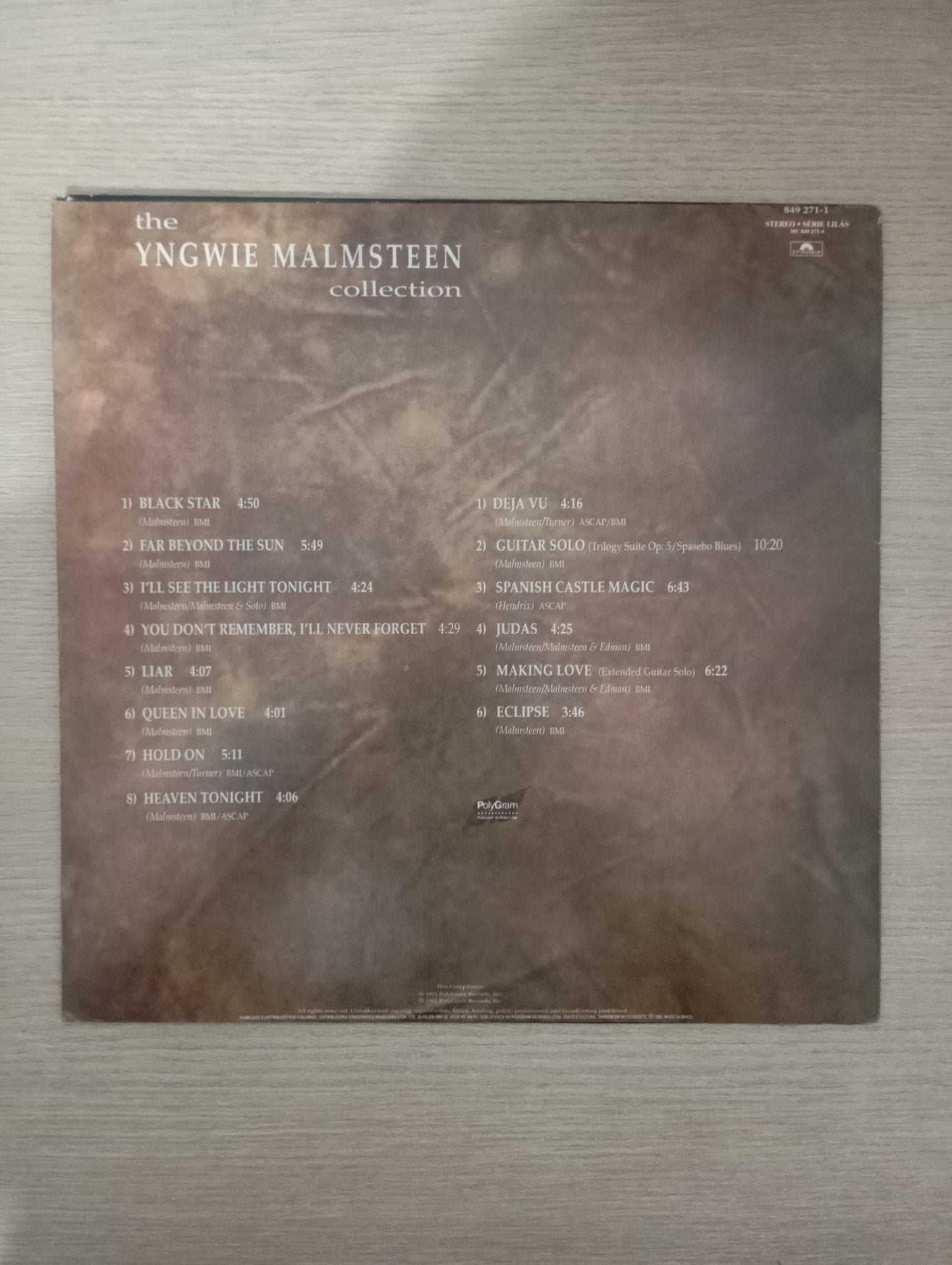 Lp Vinil Yngwie Malmsteen The Yngwie Malmsteen Collection