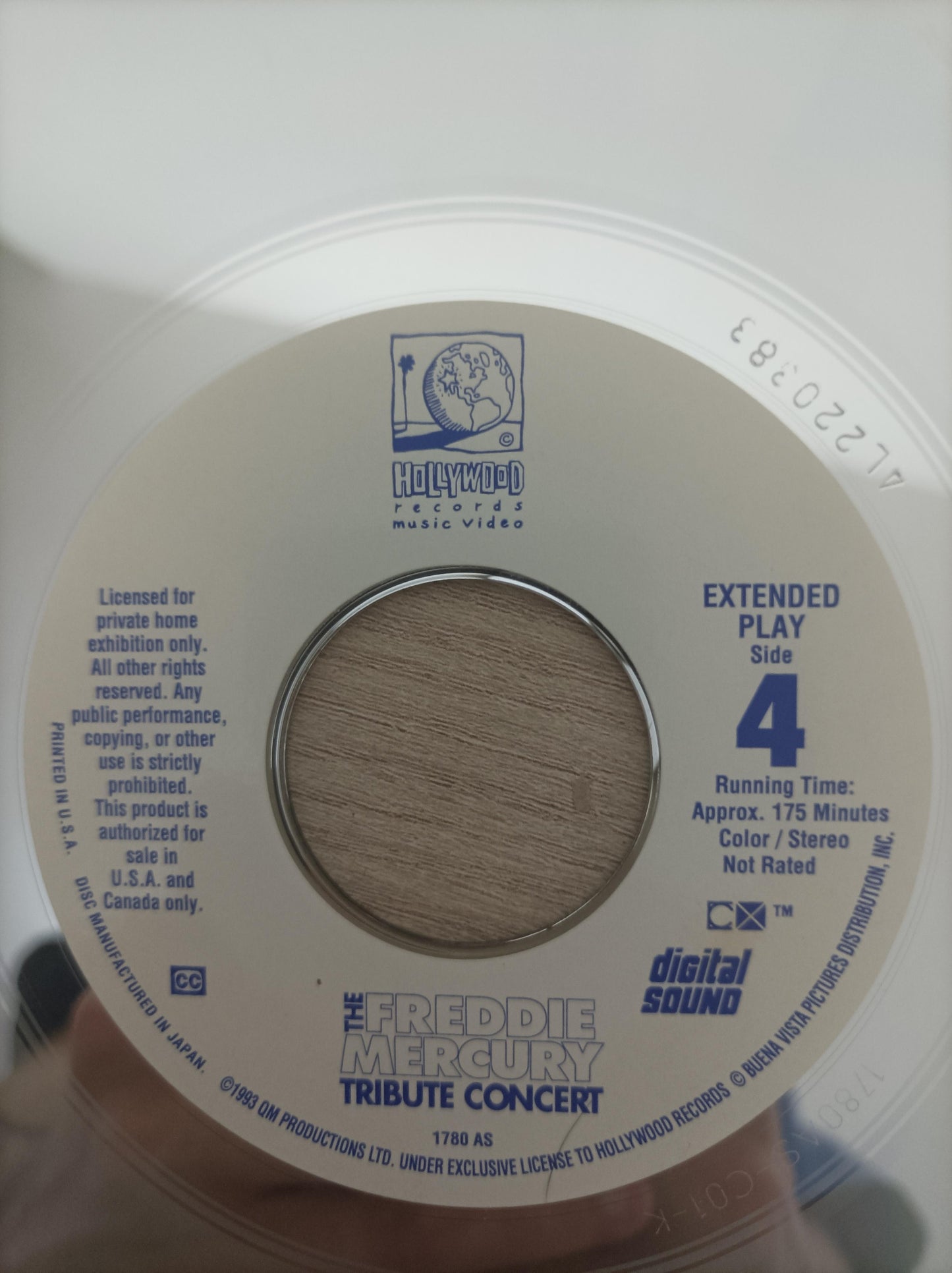 LD LaserDisc Freddie Mercury Tribute Concert Duplo Importado