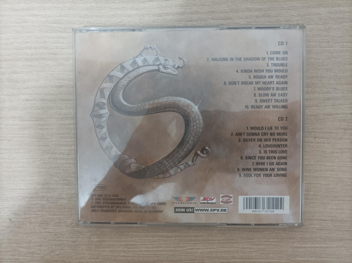 CD The Company Of Snakes Here They Go Again Duplo Importado