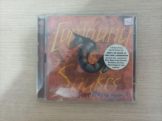 CD The Company Of Snakes Here They Go Again Duplo Importado