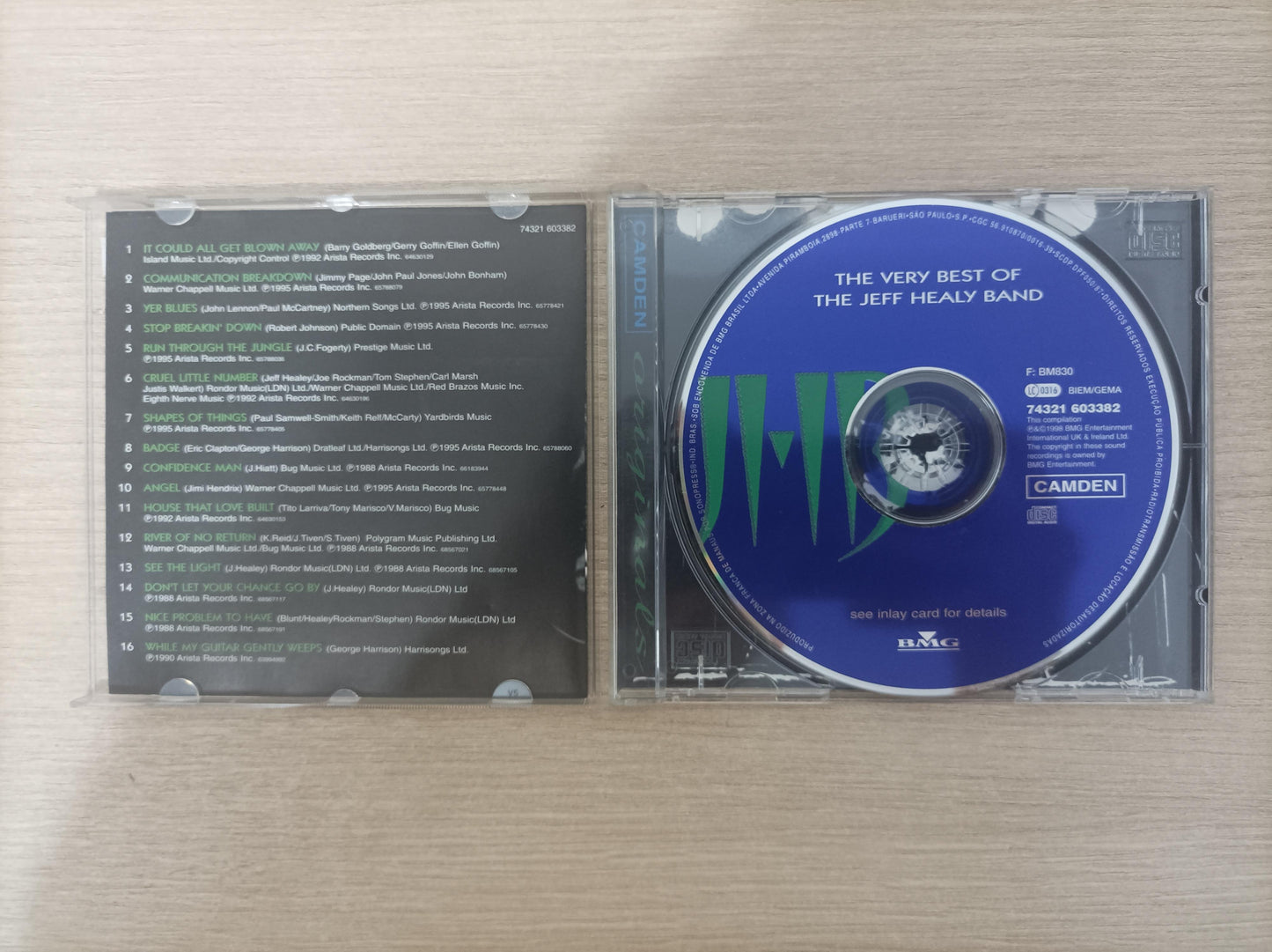 CD The Jeff Healey Band The Very Best Of