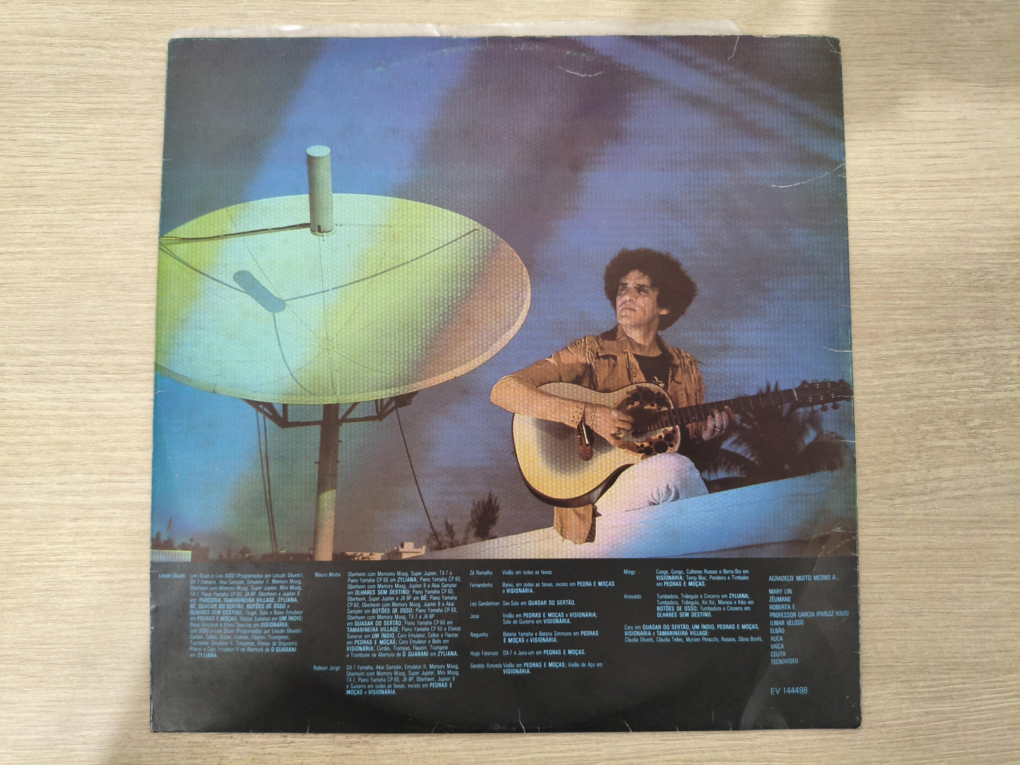 Lp Vinil Zé Ramalho Opus Visionário Com Encarte