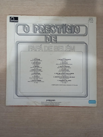 Lp Vinil Fafá De Belém O Prestígio De Fafá De Belém