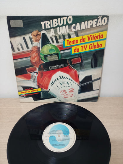 LP Vinil Tema da Vitória da Ayrton Senna Tributo A Um Campeão