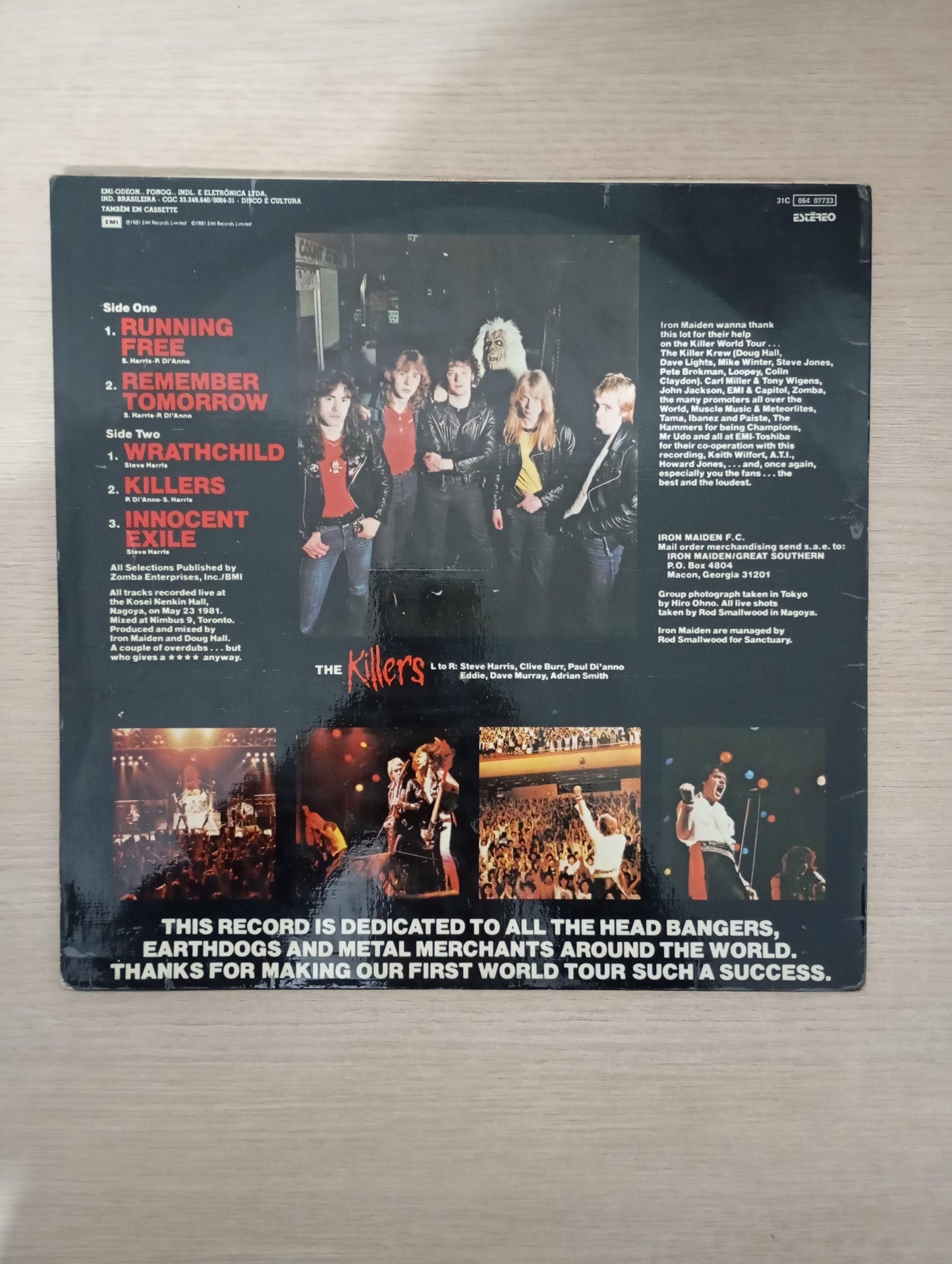 Lp Vinil Iron Maiden Maiden Japan