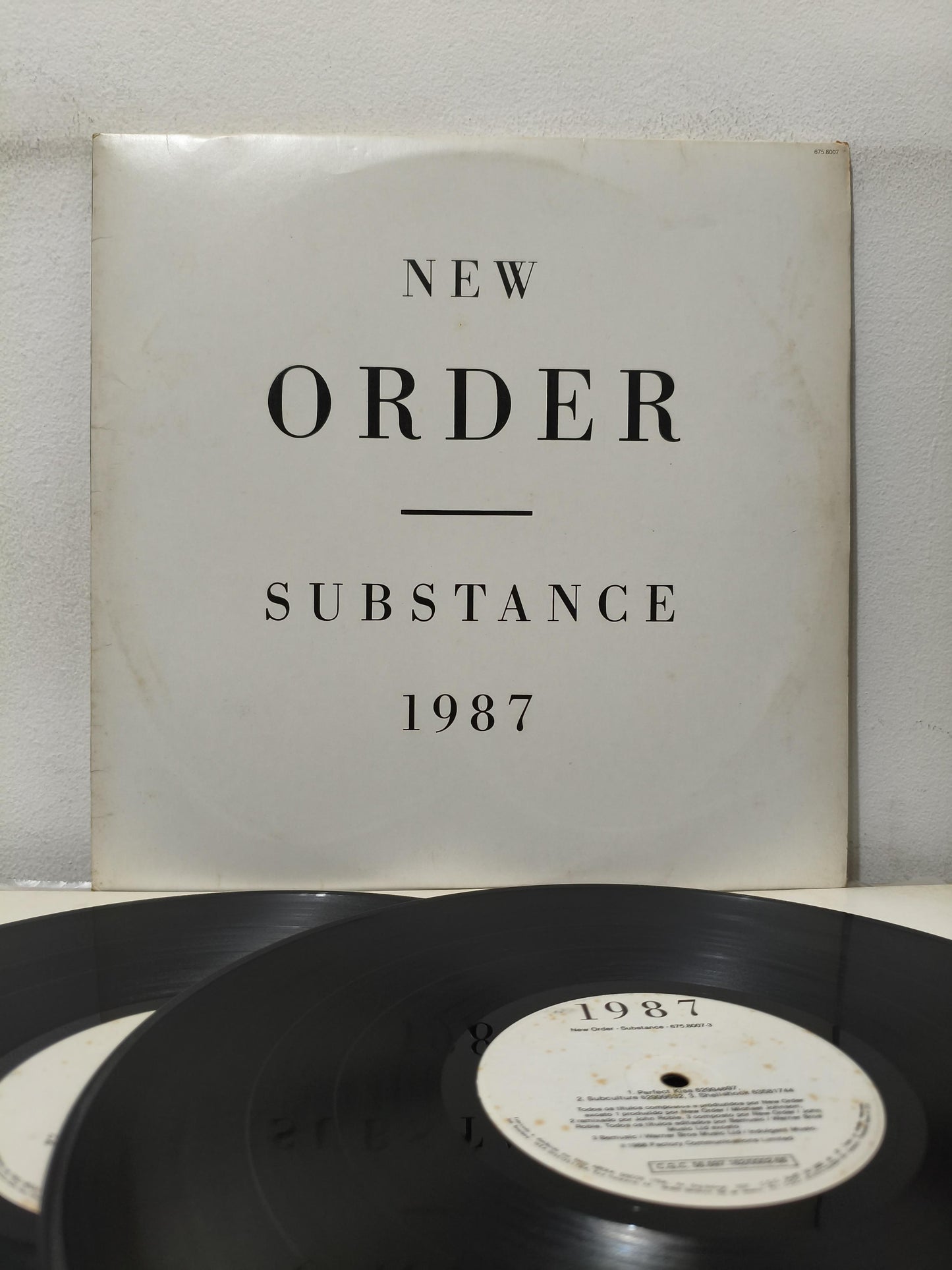 Lp Vinil New Order Substance Duplo Com Encartes