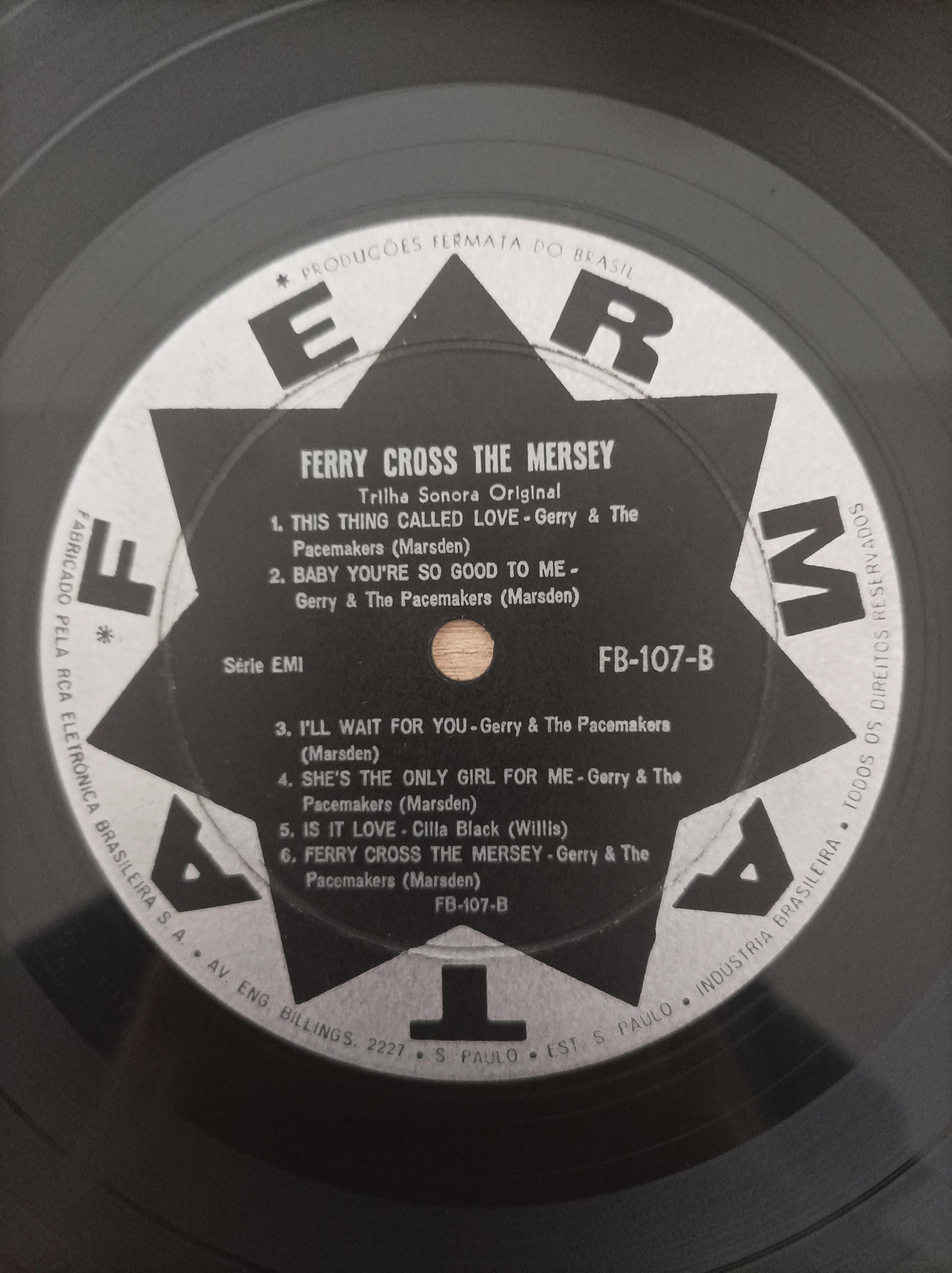 Lp Vinil Gerry & The Pacemakers Ferry Cross The Mersey