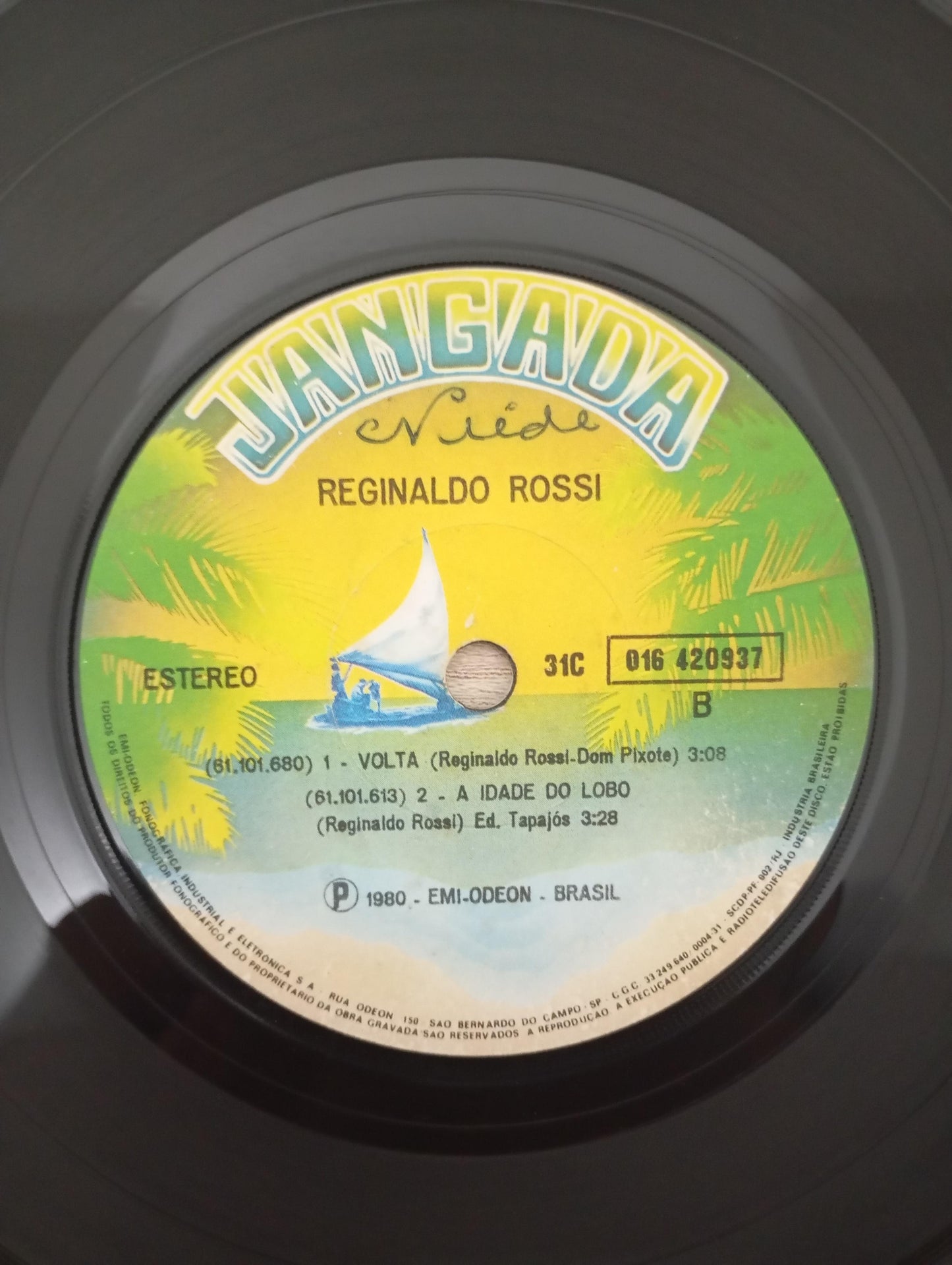 Compacto Vinil Reginaldo Rossi A Volta