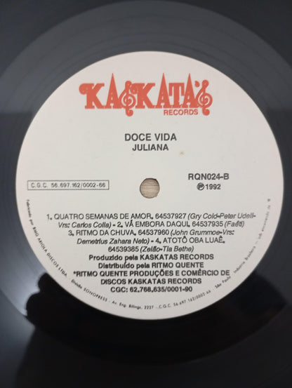 Lp Vinil Juliana Doce Vida