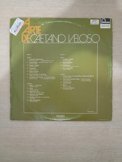 Lp Vinil Caetano Veloso A Arte De Caetano Veloso Duplo