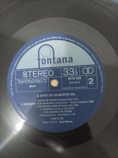Lp Vinil Gilberto Gil A Arte de Duplo