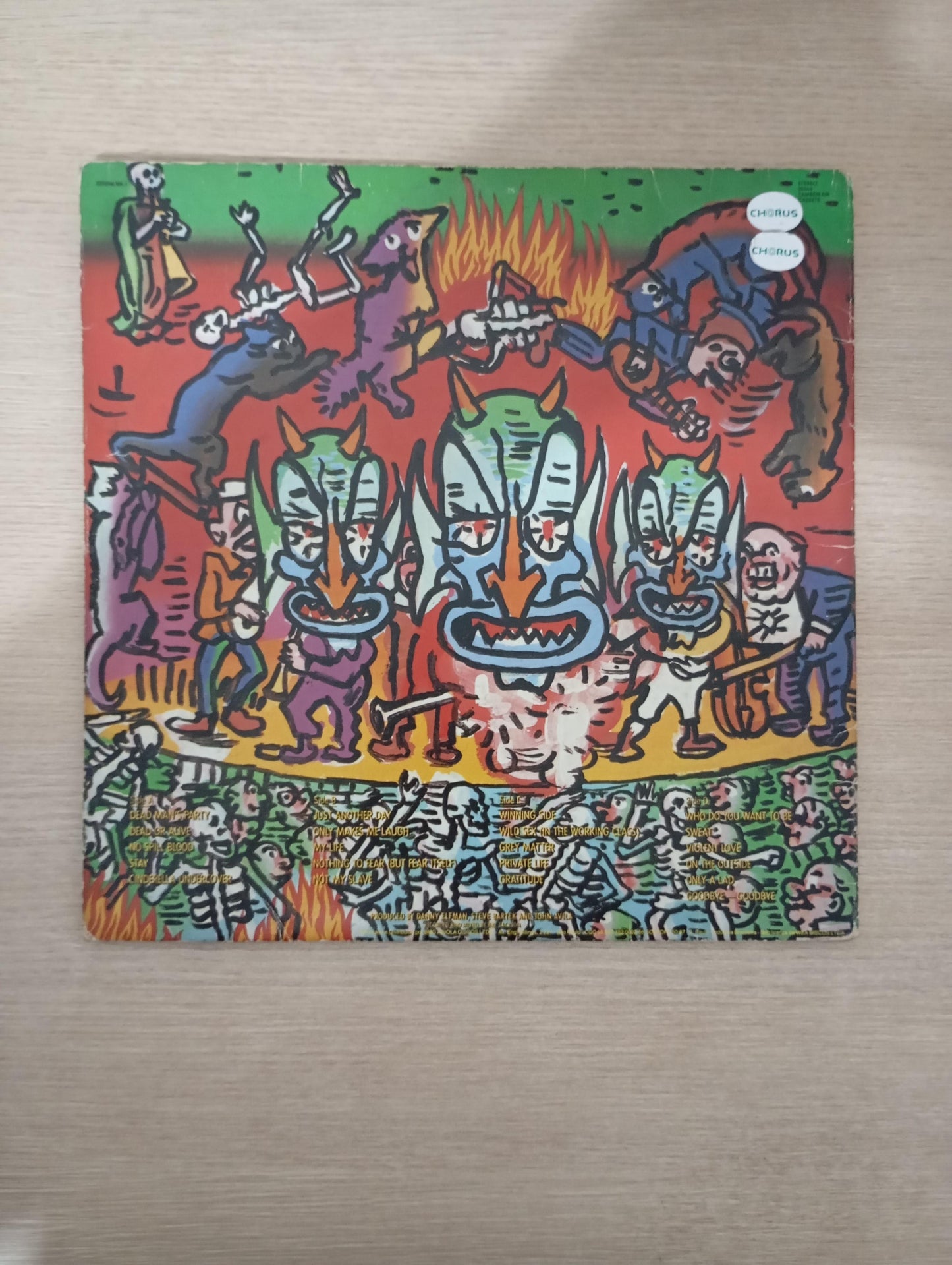 Lp Vinil Oingo Boingo Alive 1979-1988 Duplo Com Encartes