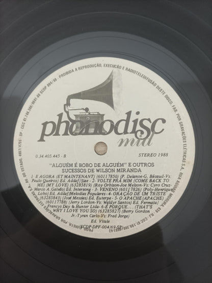 Lp Vinil Wilson Miranda Sucessos de