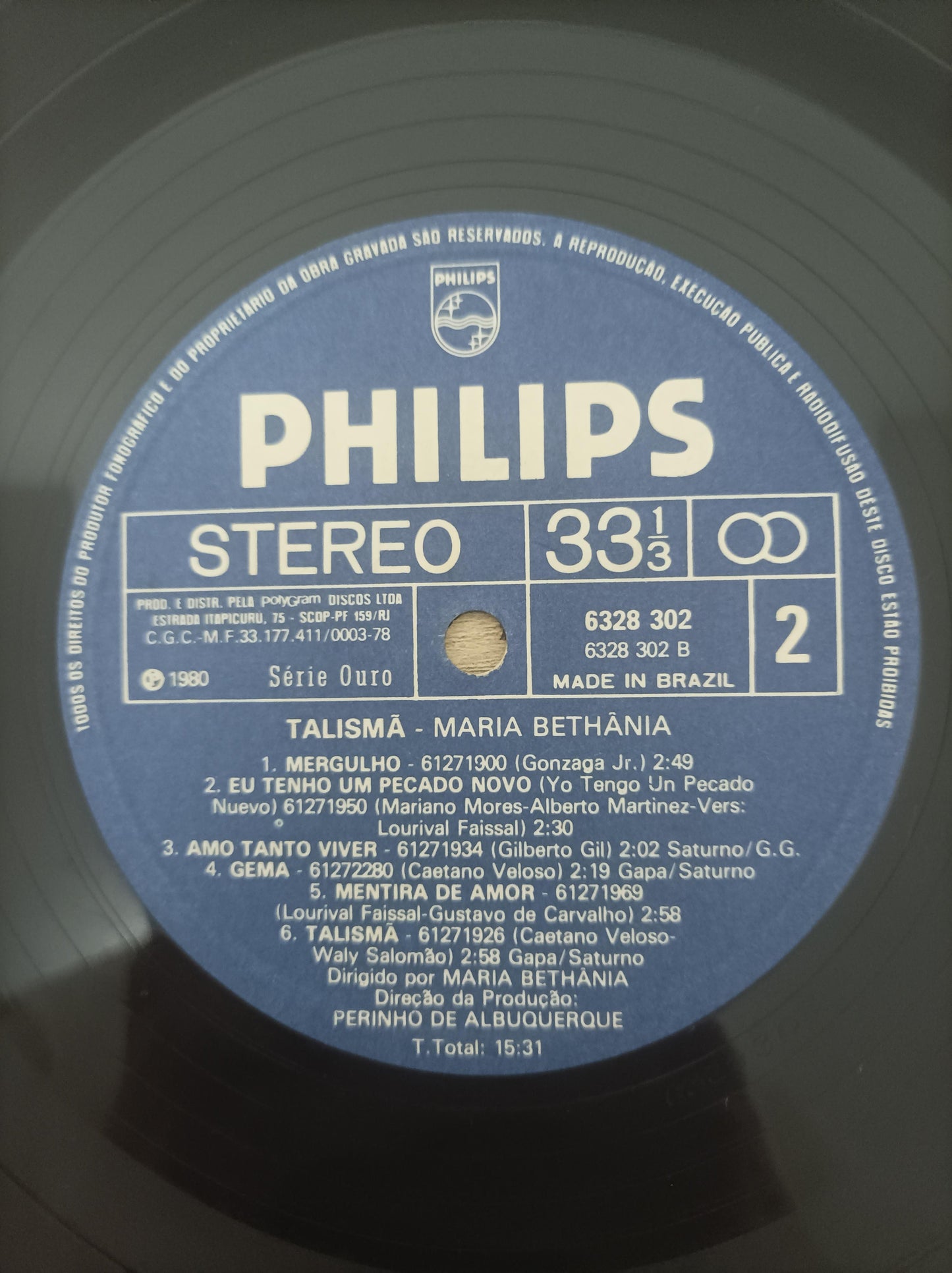 Lp Vinil Maria Bethânia Talismã