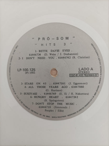 Lp Vinil Proó-Som Hits 3