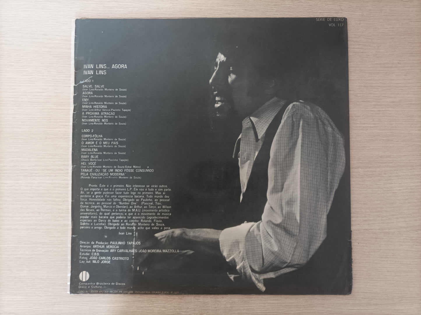 Lp Vinil Ivan Lins Agora