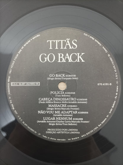 Lp Vinil Titãs Go Back