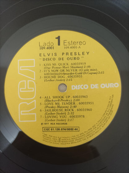 Lp Vinil Elvis Presley Disco De Ouro