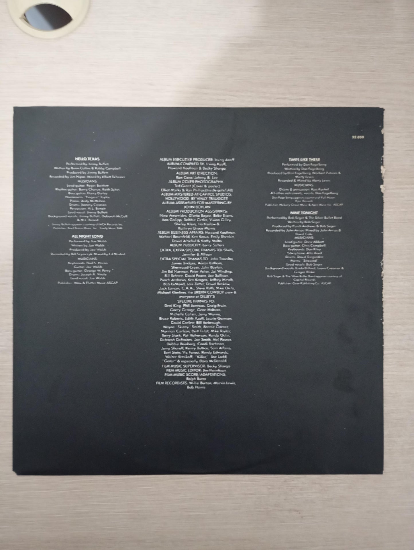 Lp Vinil John Travolta Urban Cowboy Urbano Duplo C Encartes