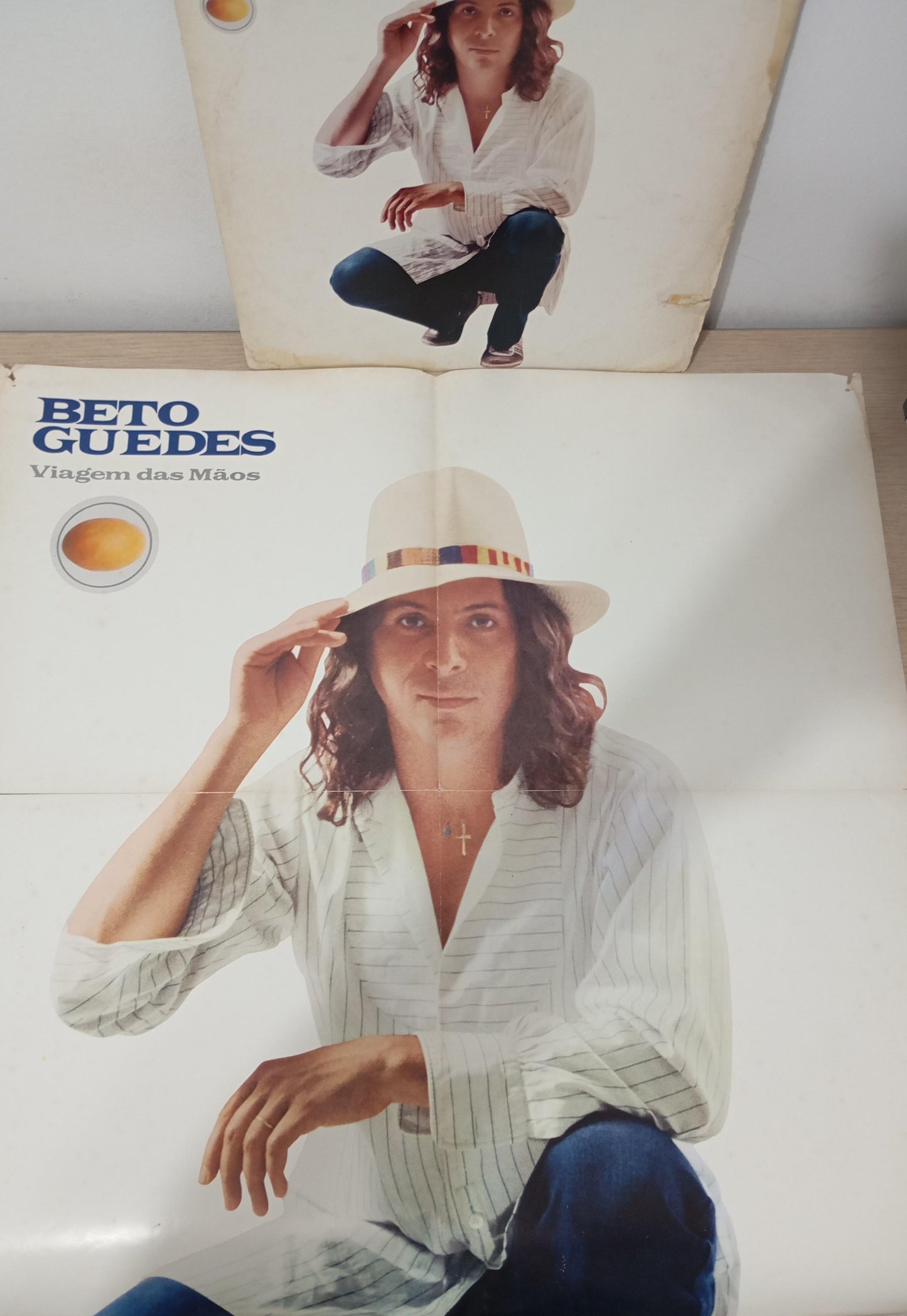 Lp Vinil Beto Guedes Viagem Das Mãos Com Encartes
