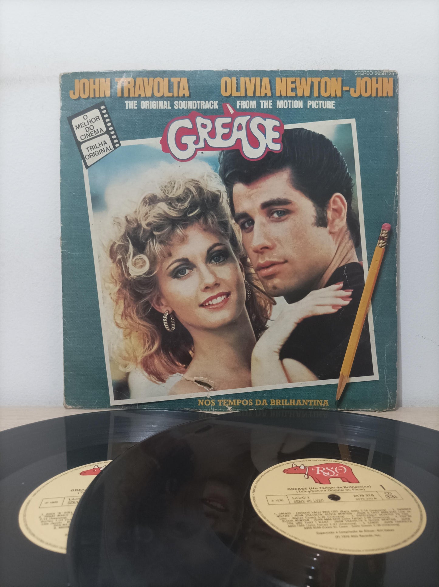 Lp Vinil Grease Nos Tempos da Brilhantina Duplo