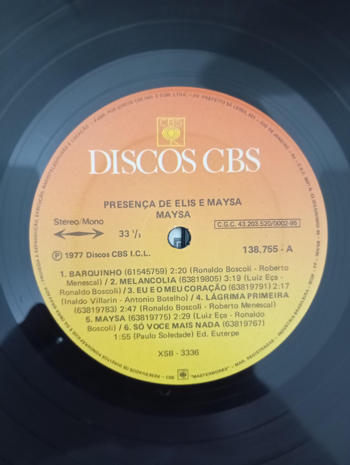 Lp Vinil Elis Regina & Maysa Presença De Duplo Com Encarte