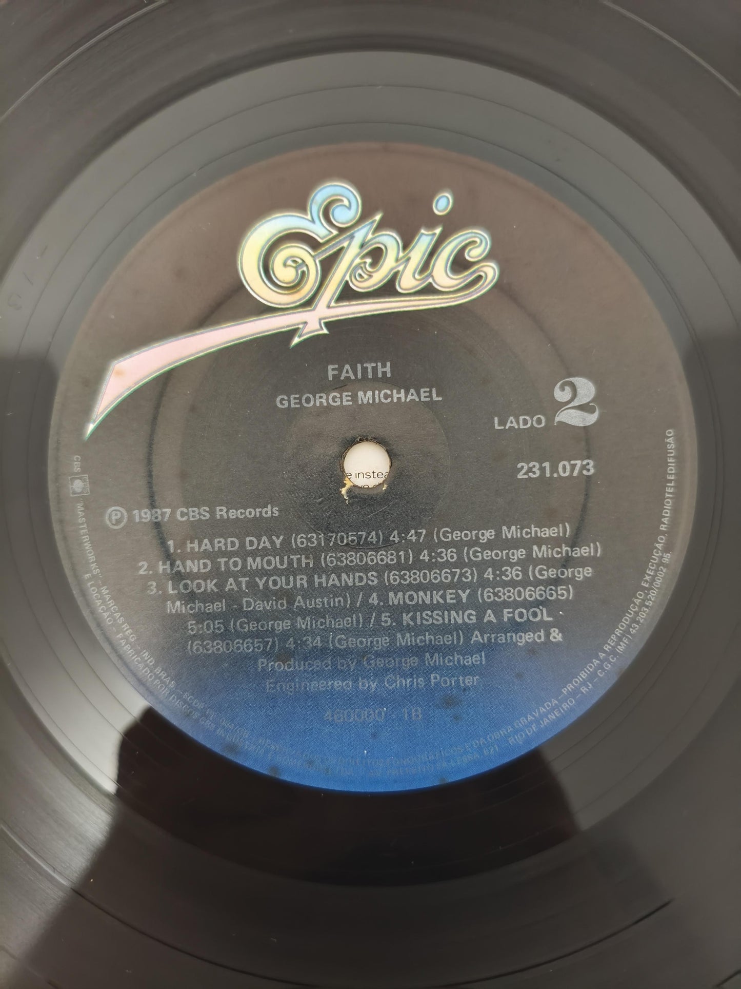 Lp Vinil George Michael Faith Com Encarte