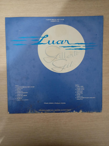 Lp Vinil Gilberto Gil Luar Com Encarte, Leia