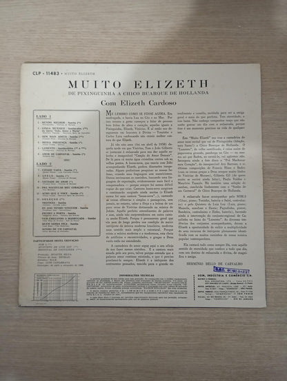 Lp Vinil Elizeth Cardoso Muito Elizeth