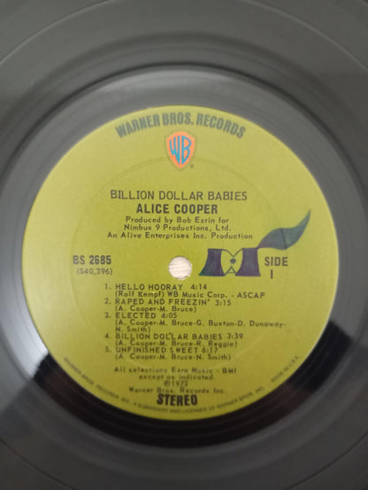 Lp Vinil Alice Cooper Billion Dollar Babies C Encarte Import