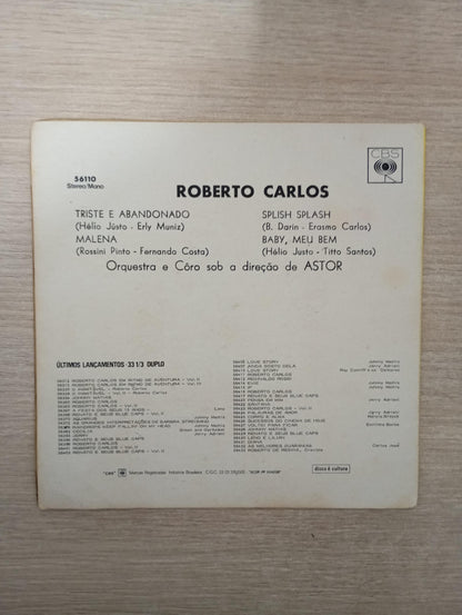 Compacto Vinil Roberto Carlos Triste E Abandonado