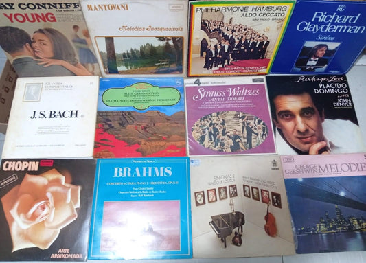 Lp Vinil Lote 12 Unidades Músicas Clássicas