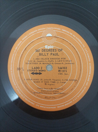 Lp Vinil Billy Paul 360 Degrees of