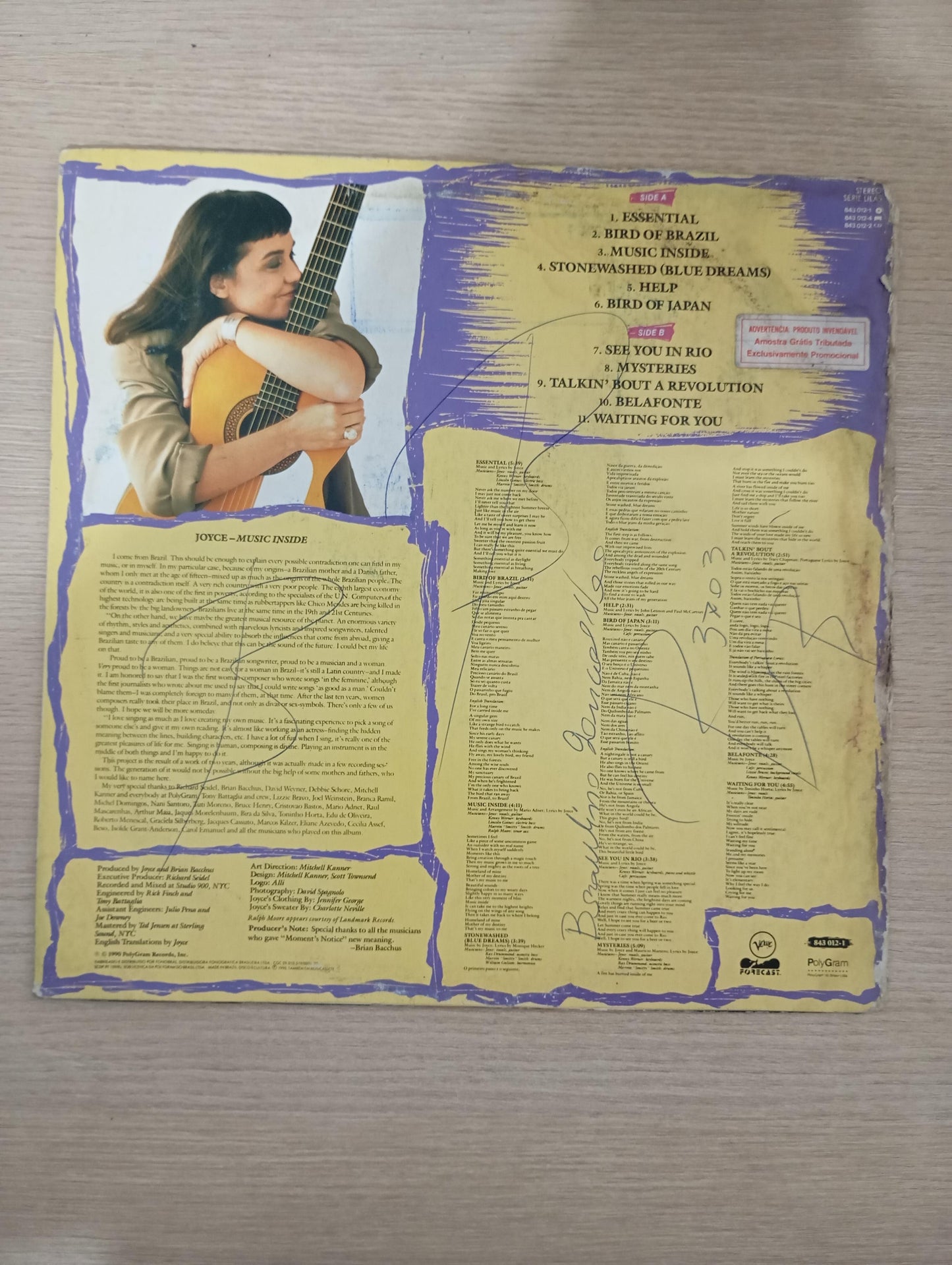 Lp Vinil Joyce Music Inside