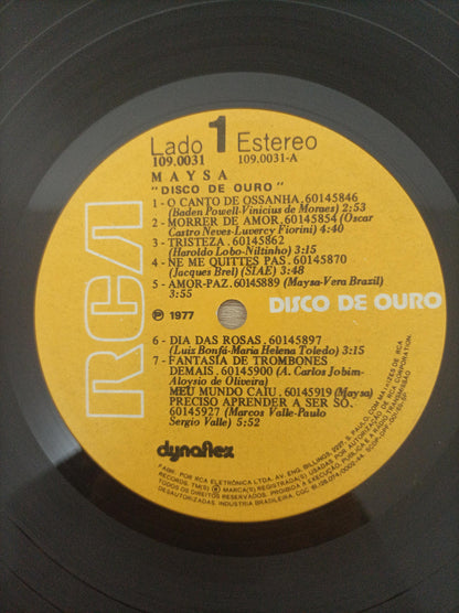 Lp Vinil Maysa Matarazzo Disco de Ouro
