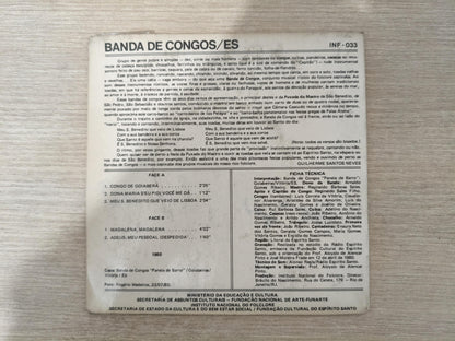 Compacto Vinil Folclore Brasileiro 33 Banda Congos C/Encarte